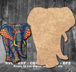 Rompecabezas de madera personalizables - Plantillas SVG para corte láser de animales originales - Imagen 3