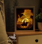 Plantilla SVG de Cowboy para Caja de Luz - Corte Láser DIY Creativo y Personalizado - Imagen 2