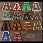 Patrones de Rattan para Letras de Boda - Alfabeto Personalizado para Corte Láser y Decoración - Imagen 3