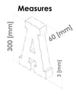 Alfabeto 3D para Corte Láser - Diseños Mecánicos para Proyectos Creativos - Imagen 3