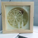 Plantilla Digital SVG de Caja de Luz "Amor" para Regalos de Boda - Tamaño Personalizable