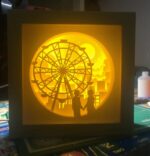 Plantilla Digital SVG de Caja de Luz "Amor" para Regalos de Boda - Tamaño Personalizable - Imagen 5