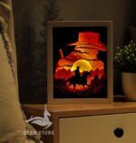 Plantilla SVG de Cowboy para Caja de Luz - Corte Láser DIY Creativo y Personalizado - Imagen 4