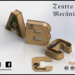 Caja de Regalo Portabotellas Alfabeto 3D para Corte láser - Archivos DXF CNC Download