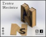Caja de Regalo Portabotellas Alfabeto 3D para Corte láser - Archivos DXF CNC Download - Imagen 7