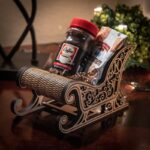 Trio de Trineos SVG para Corte Láser - Decoraciones Festivas y Navideñas Personalizables - Imagen 3