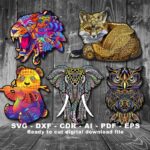 Plantilla SVG para Rompecabezas de Madera Personalizado - Diseño Único para Corte Láser