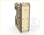 Caja de vino decorativa personalizada para corte láser Glowforge - regalo único de cumpleaños - Imagen 3