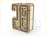 Caja de vino decorativa personalizada para corte láser Glowforge - regalo único de cumpleaños - Imagen 7