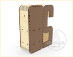 Caja de vino decorativa personalizada para corte láser Glowforge - regalo único de cumpleaños - Imagen 6