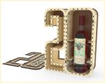 Caja de vino decorativa personalizada para corte láser Glowforge - regalo único de cumpleaños - Imagen 2