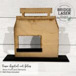 SVG Santa Claus para Corte Láser - Decoraciones Navideñas y Regalos Personalizados - Imagen 5