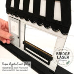 SVG Santa Claus para Corte Láser - Decoraciones Navideñas y Regalos Personalizados - Imagen 3