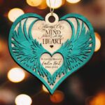 Adorno Láser de Alas de Ángel SVG para Cricut - Regalo de Simpatía y Condolencia - Imagen 2