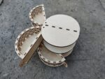 Joyero de Dos Pisos - Caja con Diseño Láser en DXF y CDR para Corte CNC - Imagen 5