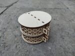 Joyero de Dos Pisos - Caja con Diseño Láser en DXF y CDR para Corte CNC - Imagen 3