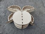 Joyero de Dos Pisos - Caja con Diseño Láser en DXF y CDR para Corte CNC - Imagen 6