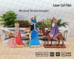 Complemento Reyes Magos: Archivos SVG y PDF para Corte Láser en Decoración Navideña - Imagen 3