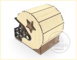 Caja de regalo de casco de fútbol americano SVG para corte láser - Ideal para el Día del Padre - Imagen 5