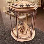 Linterna de Navidad Iglesia para Corte Láser - Archivos Lightburn, SVG y DXF descargables