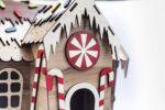 Casa de Jengibre 3D para Pueblo Navideño - Archivos SVG y DXF para Cortes Láser y CNC DIY - Imagen 2