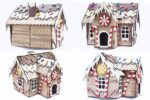 Casa de Jengibre 3D para Pueblo Navideño - Archivos SVG y DXF para Cortes Láser y CNC DIY - Imagen 6