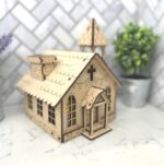 Casa de Navidad para Corte Láser - Plantillas Personalizadas DXF SVG CDR AI para Proyectos Creativos - Imagen 4