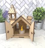 Casa de Navidad para Corte Láser - Plantillas Personalizadas DXF SVG CDR AI para Proyectos Creativos - Imagen 5