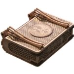 Caja de libros Steampunk para corte láser | Plantilla EPS DXF SVG para joyería y Glowforge