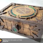 Joyero digital para corte láser en formatos SVG, PDF y CDR - 3 a 6 mm de grosor