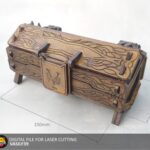 Cofre de Vampiro para Corte Láser - Archivos SVG, PDF, CDR - 3 a 6 mm de Grosor