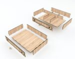 Joyero de Madera Cortado con Láser para Mujer con Cajones - Archivos Vectoriales para Corte láser - Imagen 4