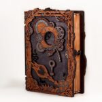 Caja de libros Steampunk para corte láser - Archivos PDF, SVG, CDR - 3 mm y 1/8" de grosor