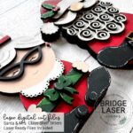 Estante de Navidad Sitter - Archivo SVG para Cortadora Láser Glowforge y Diseños Personalizados - Imagen 2