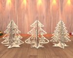 Plantillas de Corte Láser: Árboles de Navidad y Copos de Nieve SVG para Cricut y Glowforge