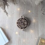 Brújula de Santa Claus - Diseño SVG para corte láser en madera 3D con código QR rastreador - Imagen 5