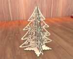 Plantillas de Corte Láser: Árboles de Navidad y Copos de Nieve SVG para Cricut y Glowforge - Imagen 4