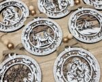 Adornos de navidad Esferas Personalizados para Árbol - 8 Diseños Únicos para Glowforge y Lightburn - Imagen 4