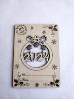 Set de 6 Archivos de Corte Láser para Tarjetas de Felicitación Navideñas - CDR, AI, DXF, SVG, PDF - Imagen 3