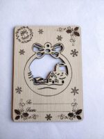 Set de 6 Archivos de Corte Láser para Tarjetas de Felicitación Navideñas - CDR, AI, DXF, SVG, PDF - Imagen 4