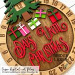 Árbol de Navidad: archivo SVG de cuenta regresiva para corte láser Glowforge, días hasta Navidad - Imagen 2