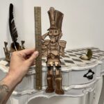 Decoración Navideña en Corte Láser: Papá Noel, Hombre de Jengibre y Cascanueces para un Hogar Acogedor - Imagen 8