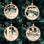 20 Archivos SVG para Cortar Láser de Decoraciones de Navidad en 2 Capas - Adornos de Árbol y Más - Imagen 4