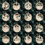 20 Archivos SVG para Cortar Láser de Decoraciones de Navidad en 2 Capas - Adornos de Árbol y Más - Imagen 2