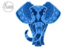 Archivos SVG de Elefante para Corte Láser en Madera | Arte y Diseño 3D para Etsy - Imagen 4