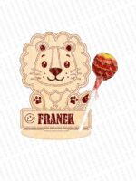 Animales para regalar con soporte para piruleta - Archivo SVG de corte láser para bebés - Glowforge - Imagen 6