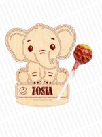 Animales para regalar con soporte para piruleta - Archivo SVG de corte láser para bebés - Glowforge - Imagen 3