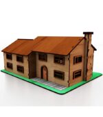 Réplica detallada de la Casa de los Simpson para Corte Láser - Modelo 2.0 Personalizable - Imagen 2