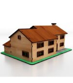 Réplica detallada de la Casa de los Simpson para Corte Láser - Modelo 2.0 Personalizable - Imagen 3