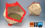 Cama para gatos: Archivos DXF y SVG para corte láser y CNC, diseño de linda casa para mascotas - Imagen 4